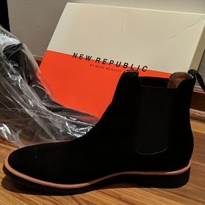 Black Suede New Republic Chelsea Boots